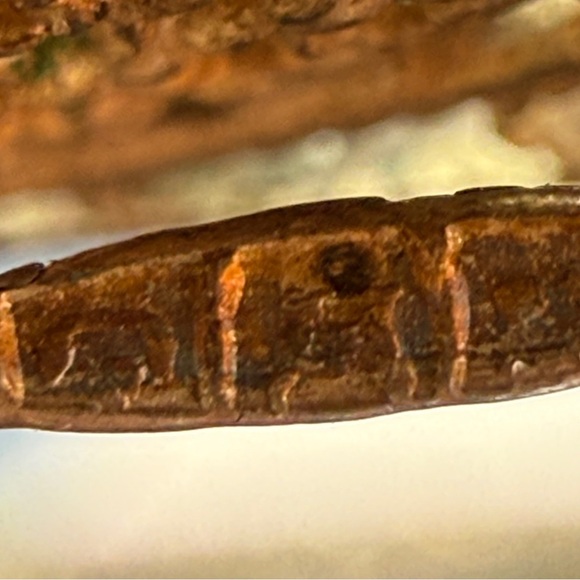 Vintage Silver Egyptian Filigree Gilt Heart Brooch in Filigree Design - Picture 9 of 12